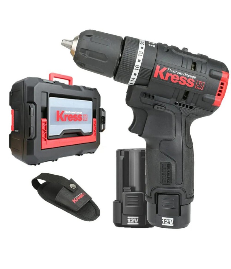 Taladro Atornillador Percutor Brushless 12V